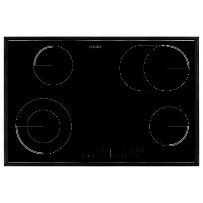 Zanussi ZEV8646XBA Ceramic Electric Hob, Black Glass